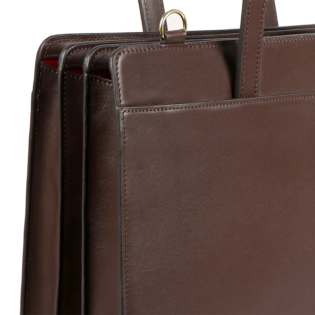 Brown Briefcase | Luxe Statement Briefcase