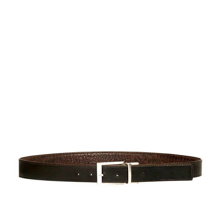 Versatile Leather Belt | Versatile Croco Reversible Belt