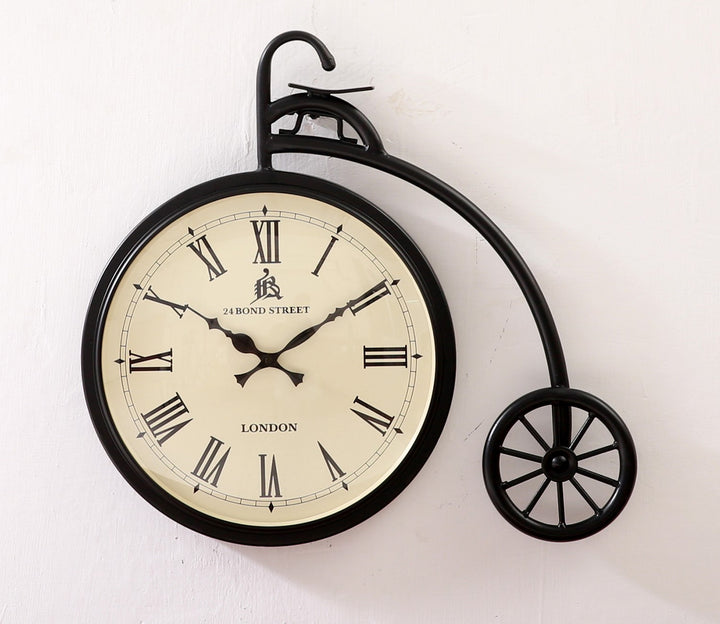 Bicycle Wheel Design Metal Wall Clock