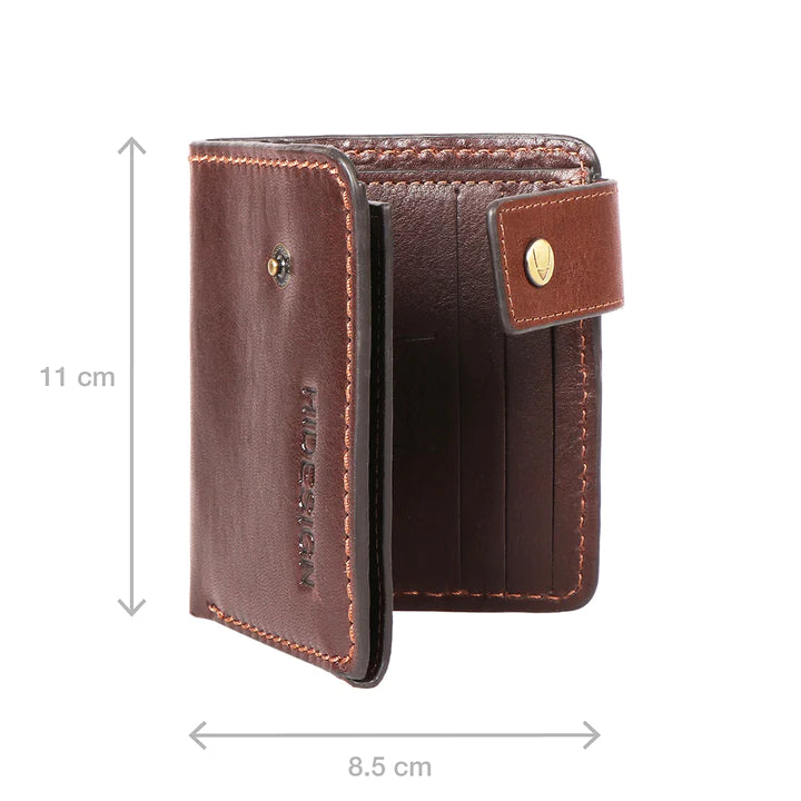 Men's Tan Leather Tri-fold Wallet | Classic Tri-Fold Wallet
