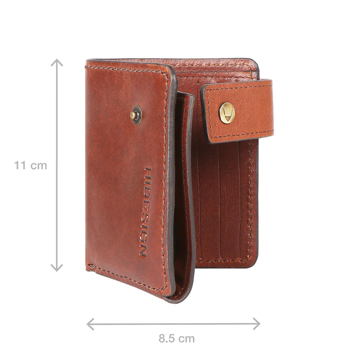 Men's Tan Leather Tri-fold Wallet | Classic Tri-Fold Wallet