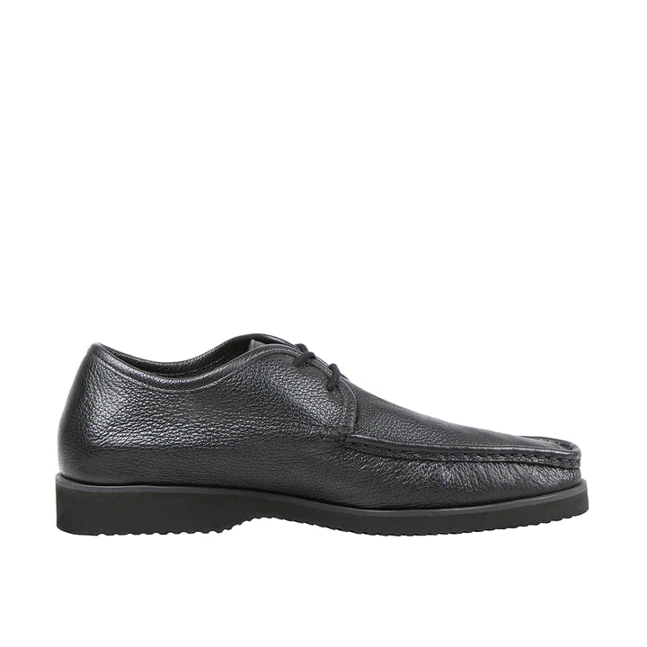 Men's Leather Lace Up Shoes Black | Stylish Comfort Men's Lace-Up Shoes