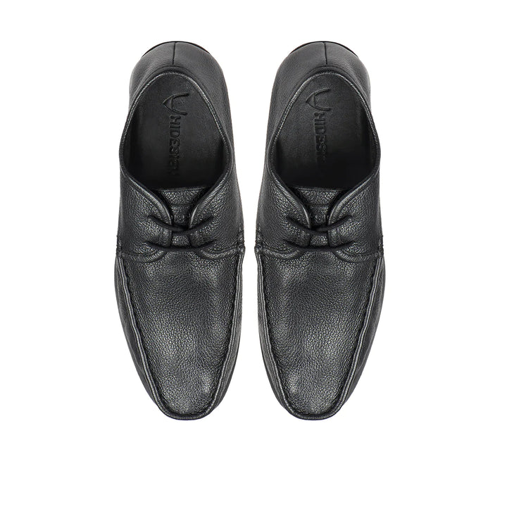 Men's Leather Lace Up Shoes Black | Stylish Comfort Men's Lace-Up Shoes