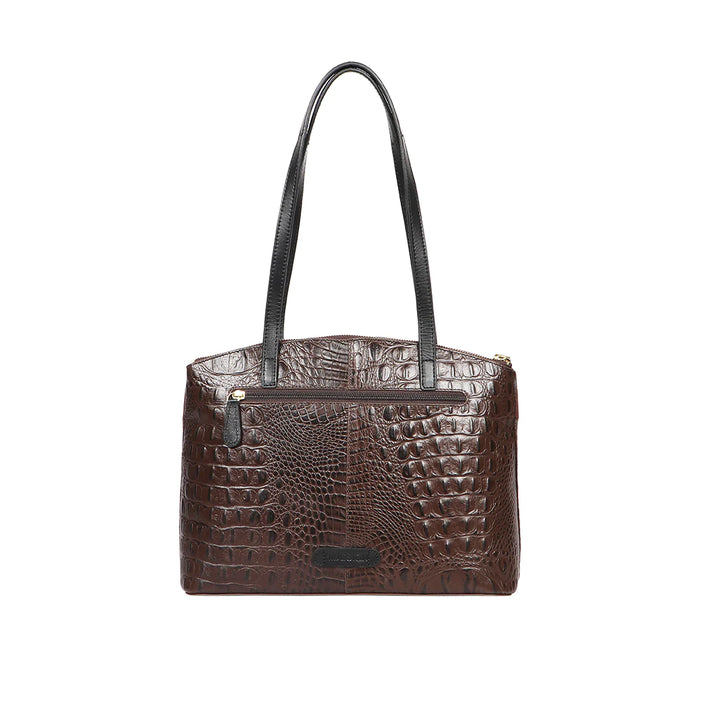 Marsala Leather Tote Bag | Casual Chic Baby Croco Tote Bag