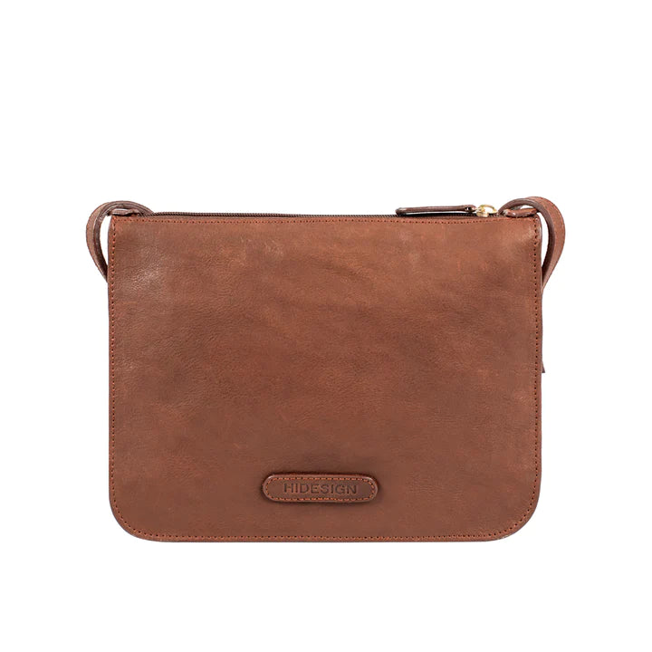 Brown Leather Sling Bag | East Indian Elegance Sling Bag