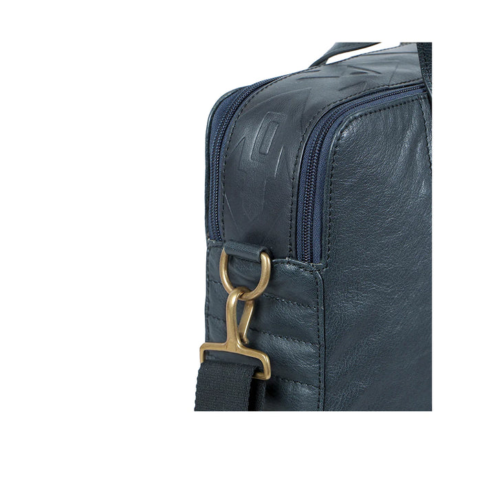 Men's E.I Goat Leather Briefcase, Detachable Strap | International Elegance Briefcase