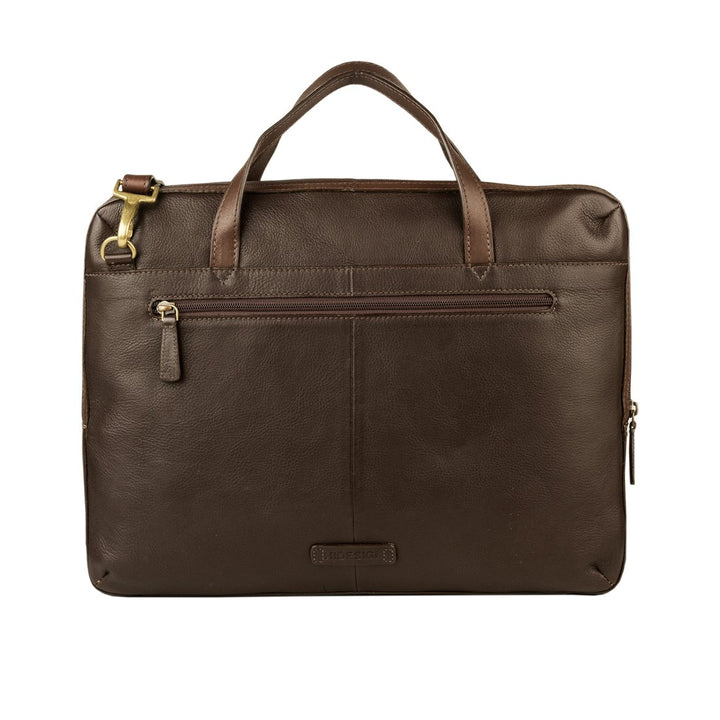 Brown Leather Laptop Briefcase | Professional Melb Leather Laptop Briefcase