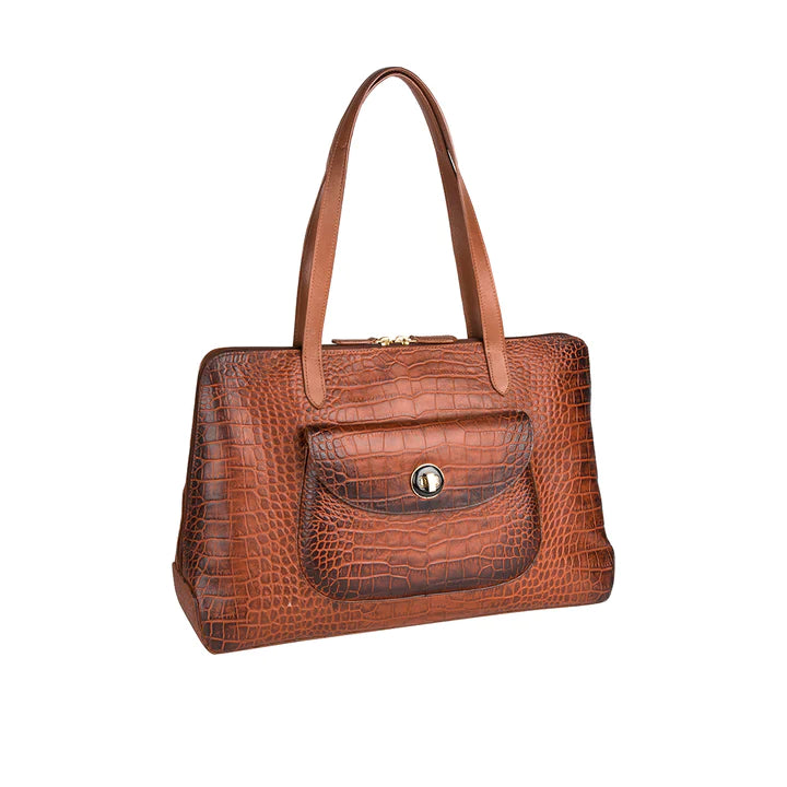 Tan Large Shoulder Handbag | Tan Cro Melb Ran Large Shoulder Handbag
