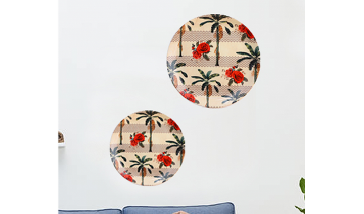 Paradise Palm Decorative Wall Plate