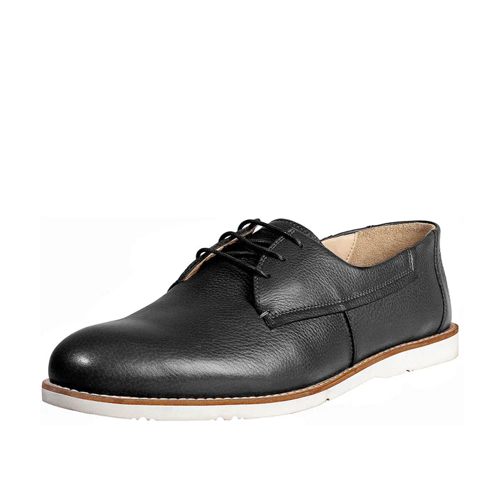 Men's Black Derby Shoes | Black Milano Men's Derby Shoes