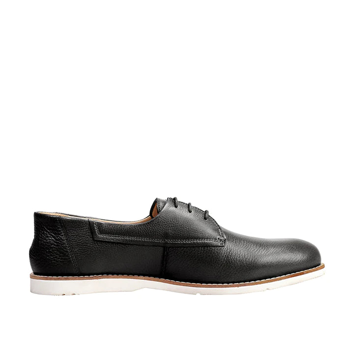 Men's Black Derby Shoes | Black Milano Men's Derby Shoes