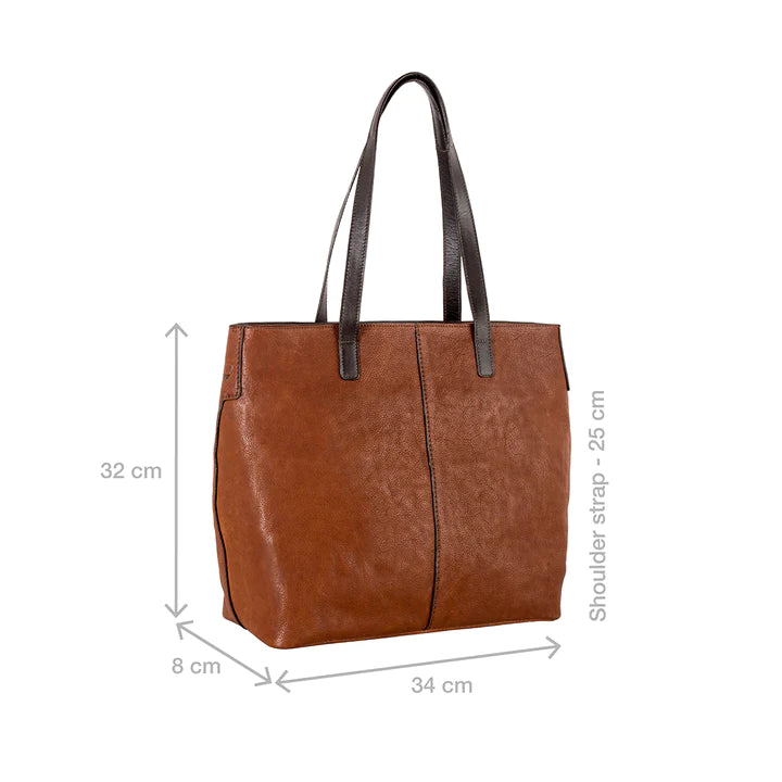 Brown Leather Convertible Tote Bag | Tan Brown Convertible Tote Bag
