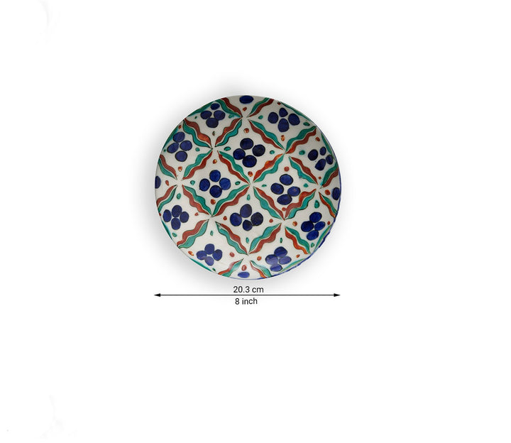 Turkish Cherry Blossom Ceramic Decorative Wall Plate