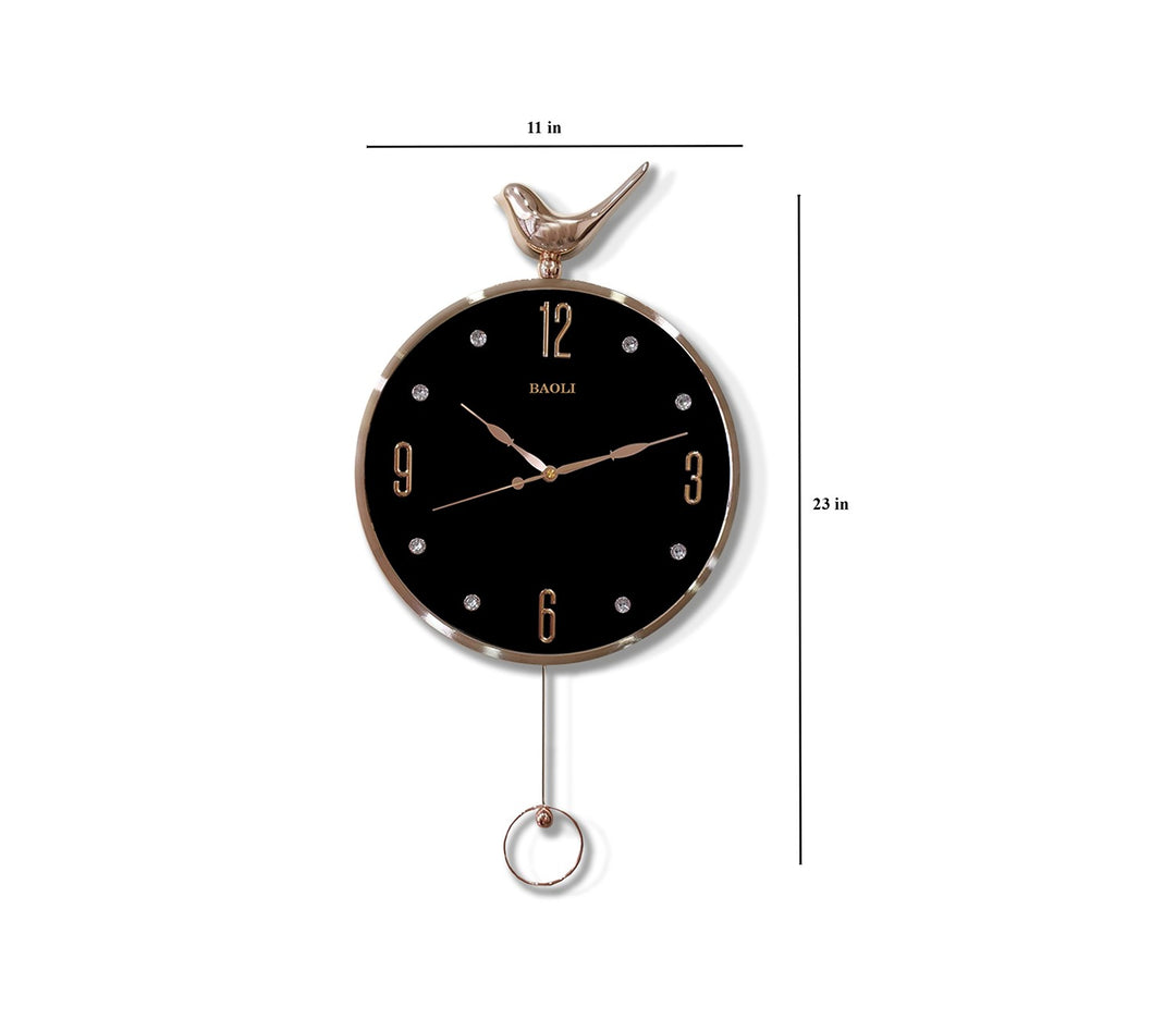 Modern Sparrow Pendulum Wall Clock