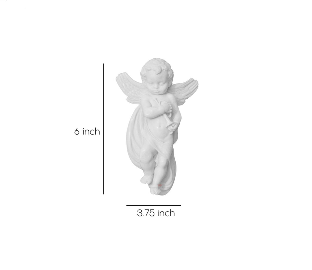Handcrafted Angel Resin Showpiece | Angel Carved in Resin Showpiece