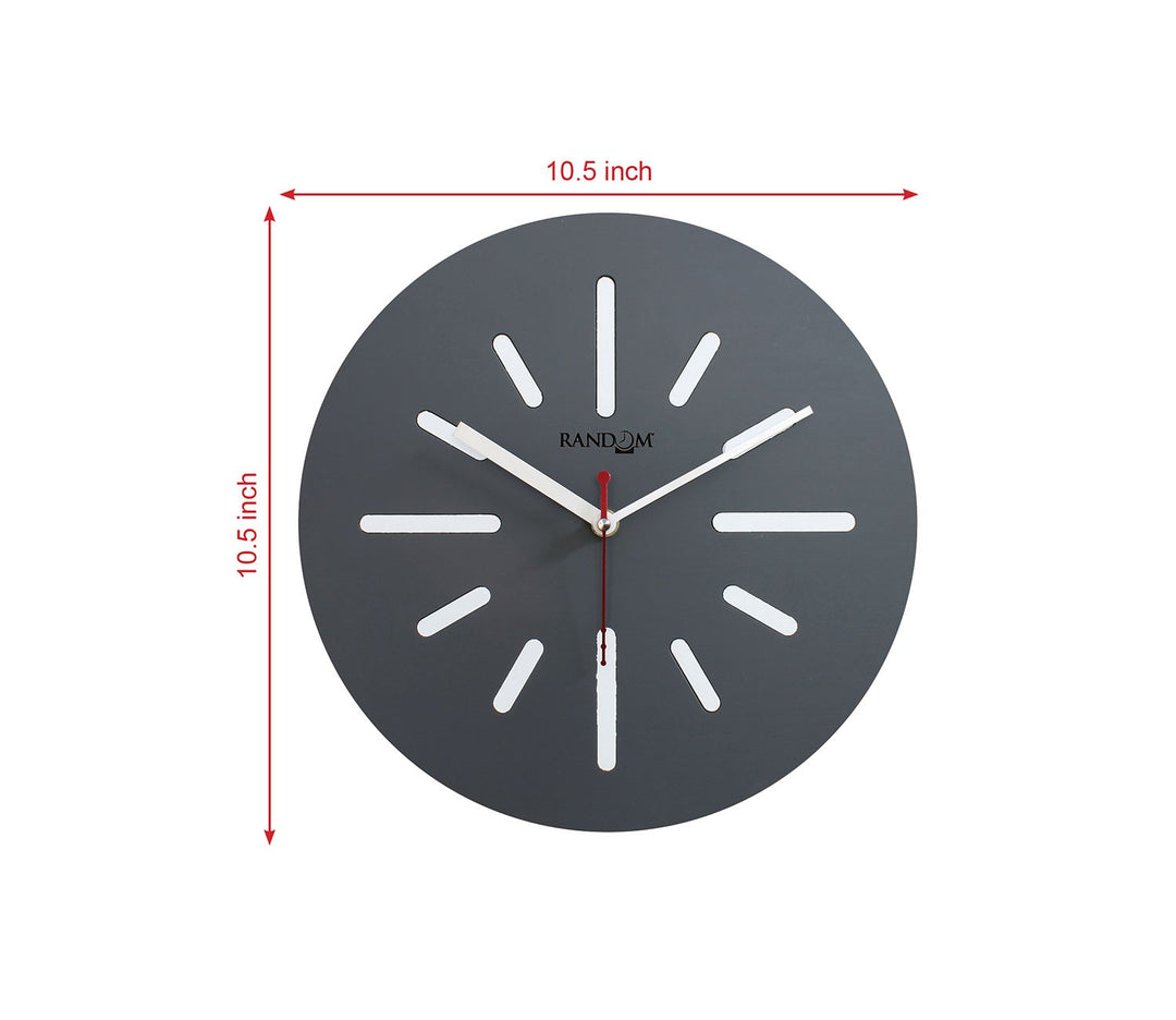 Modern Two-Tone Round Wall Clock