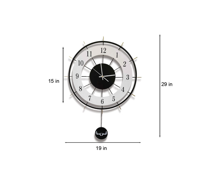 Large European Style Nordic Silent Wall Clock