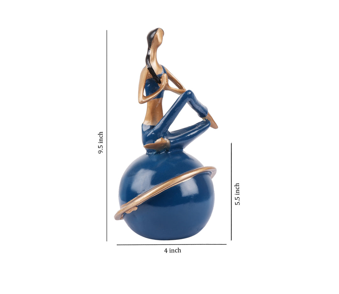 Tranquil Yoga Pose Figurine | Premium Polyresin Yoga Pose Figurine