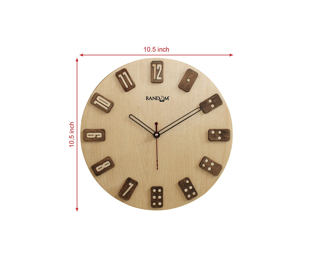 Classic Round Wooden Wall Clock