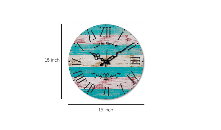 Rustic Timekeeper Wooden Wall Clock