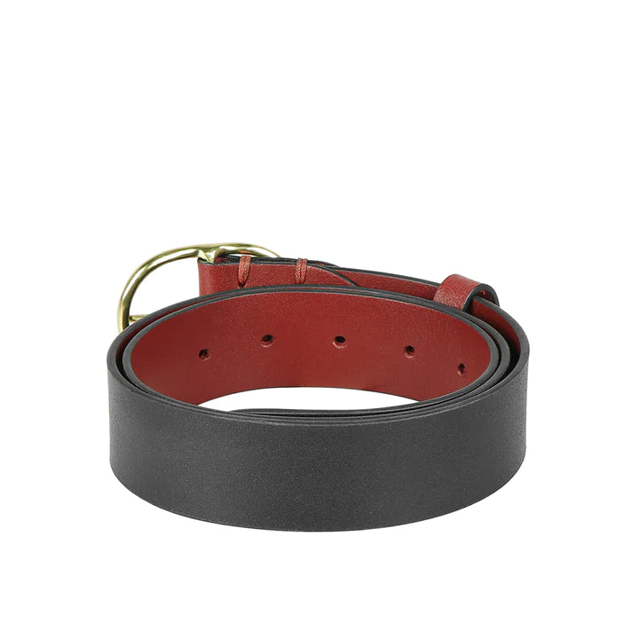 Brown Reversible Leather Belt for Women | Versatile Chic - Women's Reversible Leather Belt