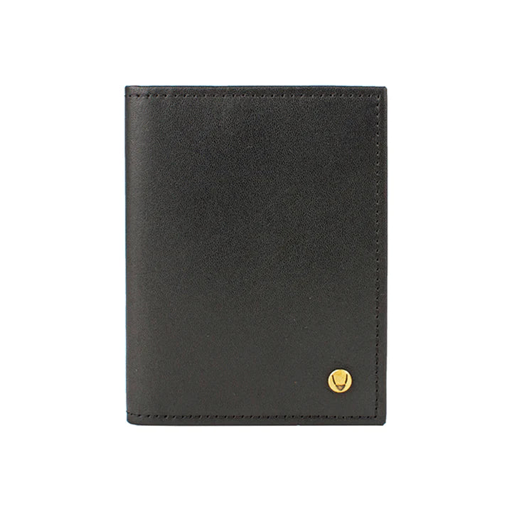 Black Ran Leather Card Holder | Manhattan Black Mel Ran Card Holder