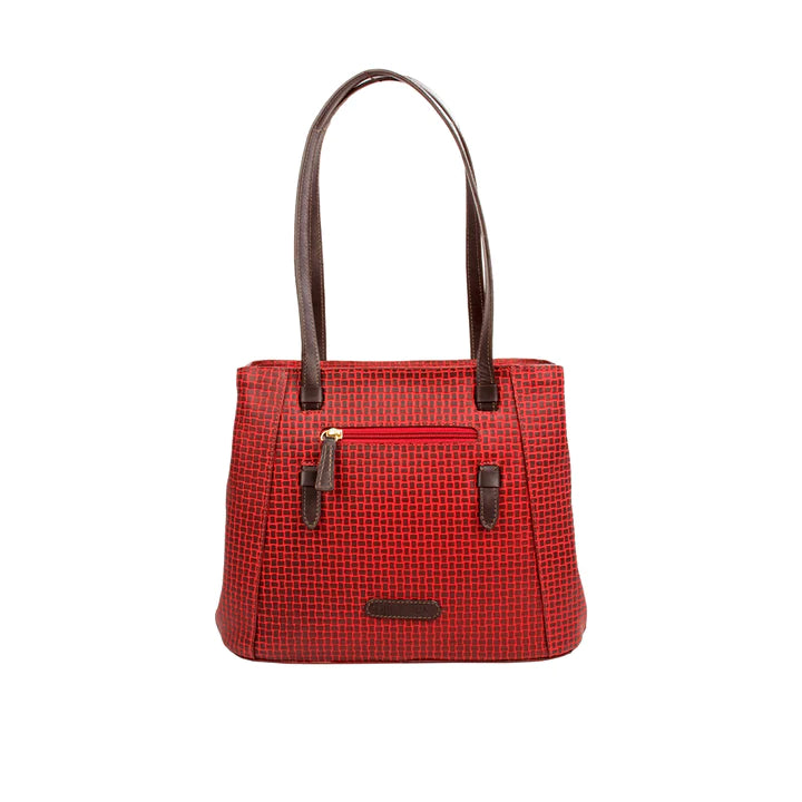 Red Leather Shoulder Bag | Marrakech Elegance Shoulder Bag