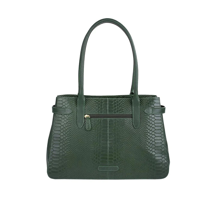 Green Leather Tote Bag | Exquisite Emerald Tote Bag