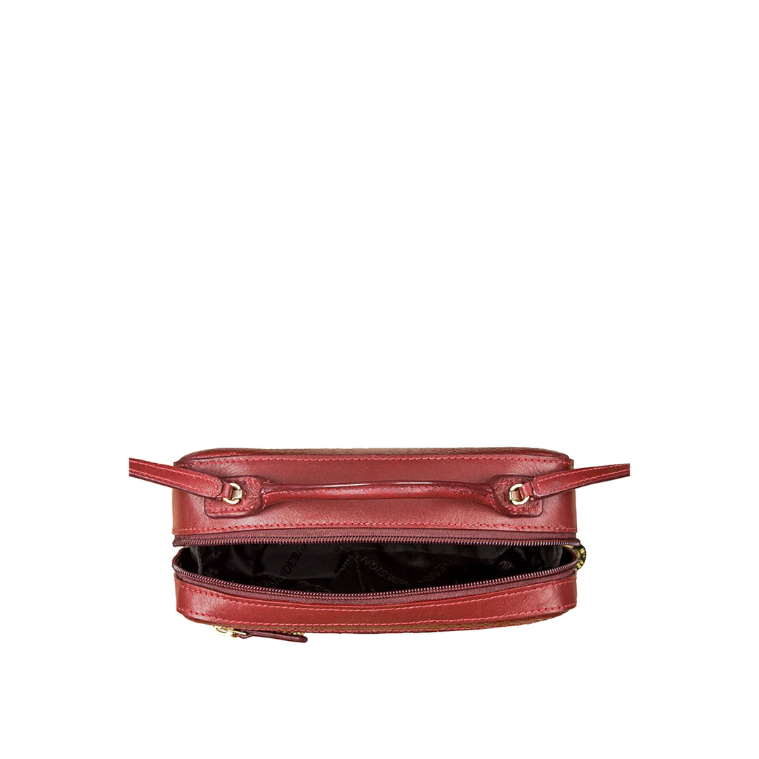 Marsala Leather Sling Wallet | Luxe Emerald Snake Leather Sling Wallet