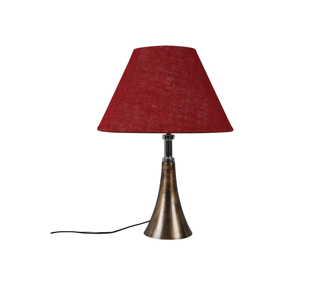 Red Metal Table Lamp