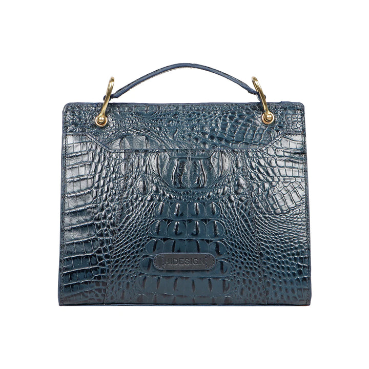 Tan Leather Satchel Bag | Effortlessly Stylish Baby Croco Satchel Bag