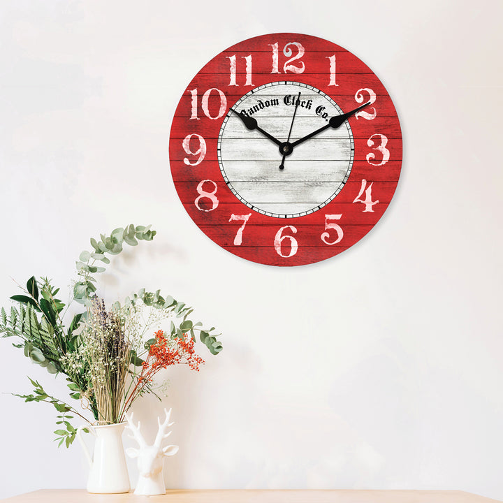 Rustic Candy Wooden Wall Clock