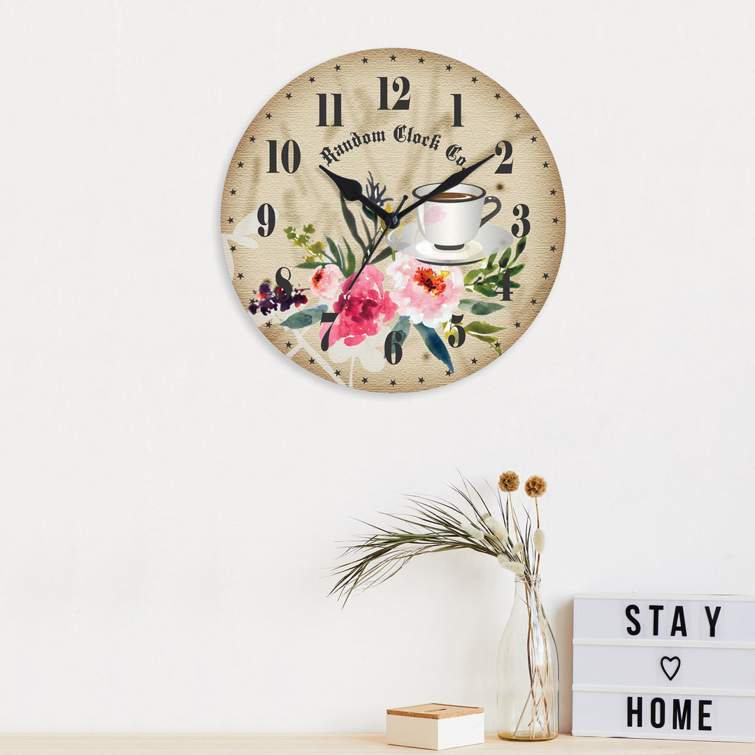 Rustic Moment Wooden Wall Clock 12-Inch