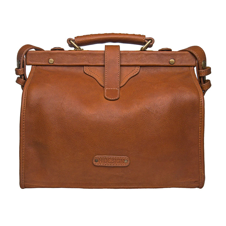 Tan Leather Doctor Bag | Vintage Doctor Bag Crossbody