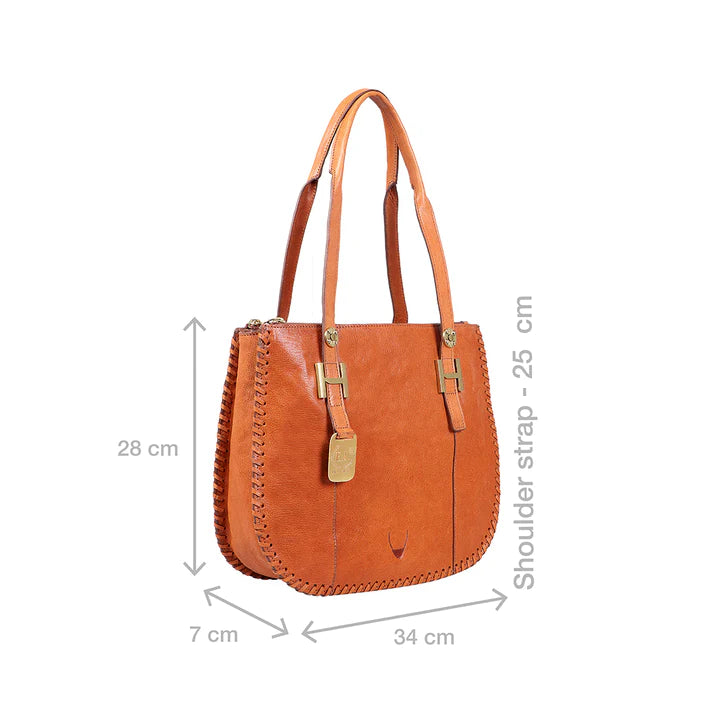 Tan Leather Tote Bag | Hope Minimalist Tan Tote Bag