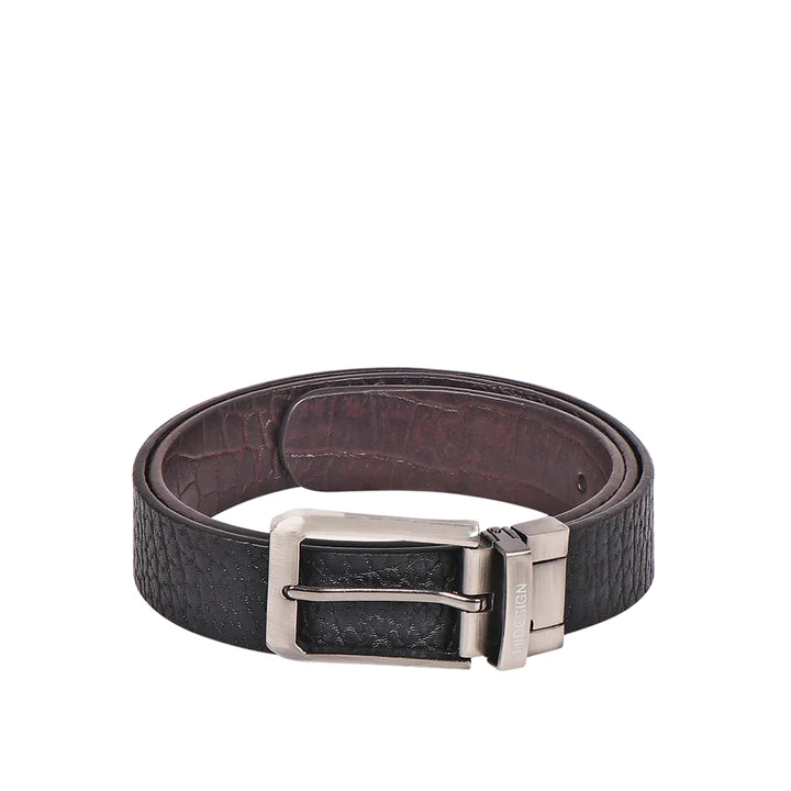 Men's Stylish Leather Belt | Stylish Croco Reversible Men's Belt