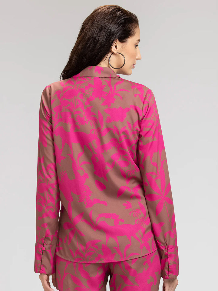 Floral Knot Shirt for Women | Chic Floral Knot Shirt