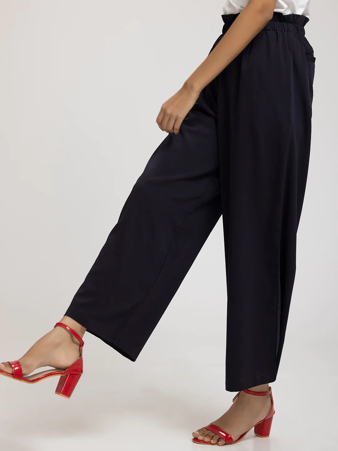 Black Casual Pants for Women | Navy Comfort Casual Pants