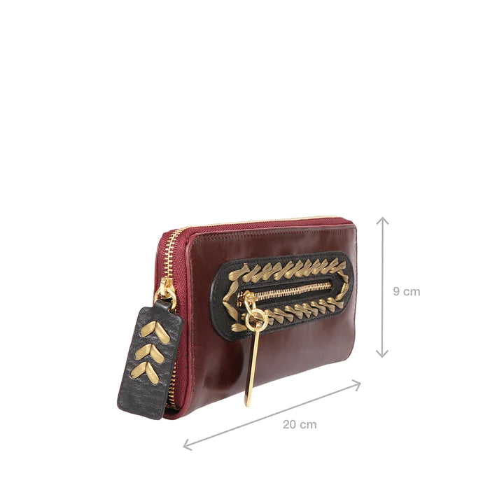 Red Leather Pouch | Gilded Essence Leather Pouch