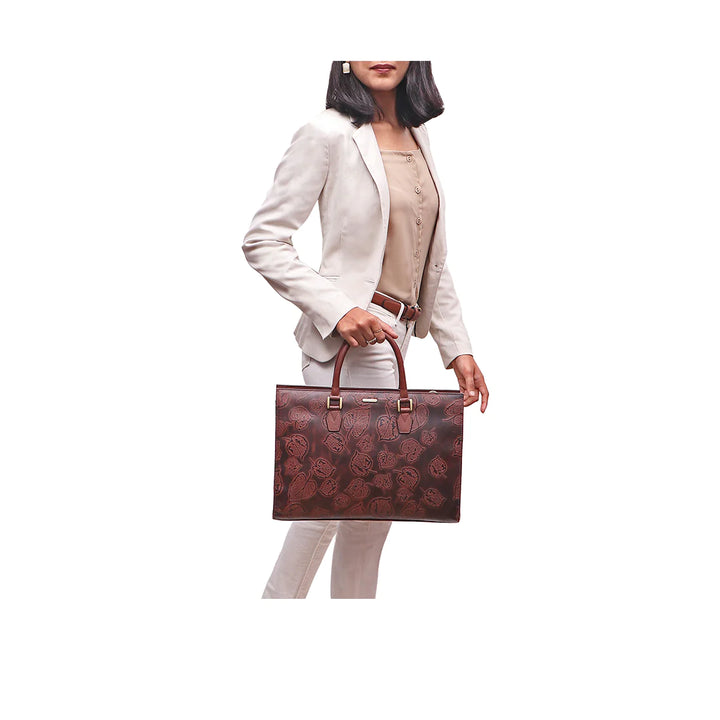 Brown Leather Laptop Bag | Timeless Brown Leather Laptop Bag