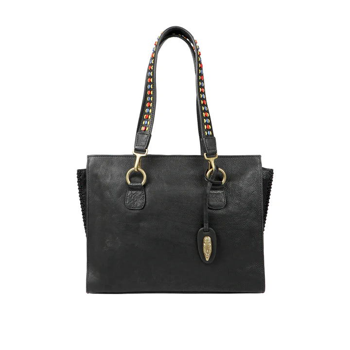 Orange Leather Tote Bag | Chic Urban Luxe Tote Bag
