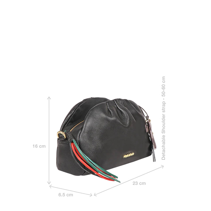 Beige Leather Sling Bag | Refined Lamb Leather Sling Bag