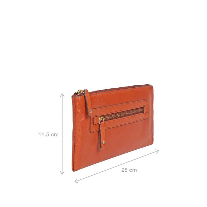 Marsala Leather Zip Around Wallet | Nightlife Elegance Zip Around Wallet