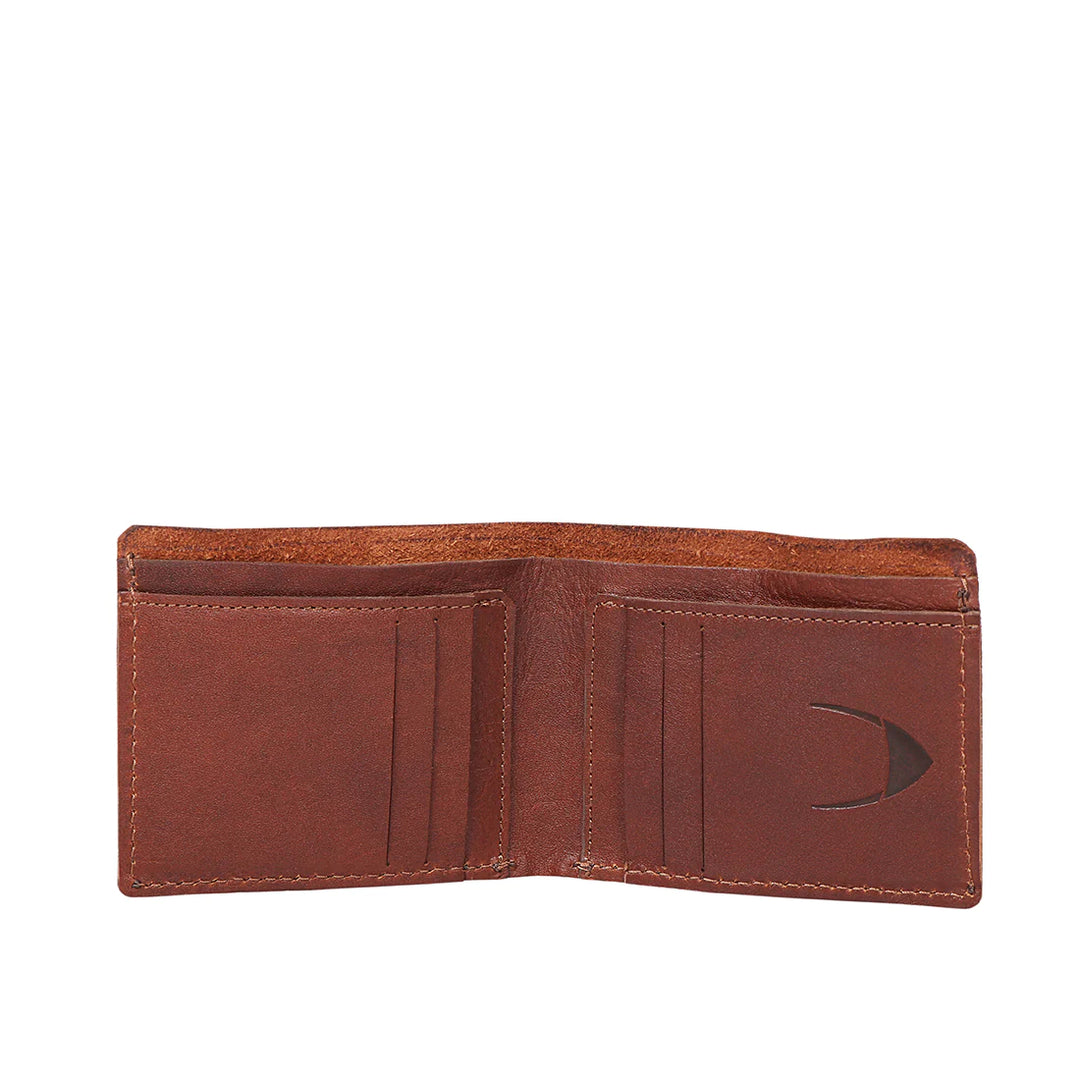 Men's Tan Leather Bi-Fold Wallet | Artisan Craft Bi-Fold Wallet