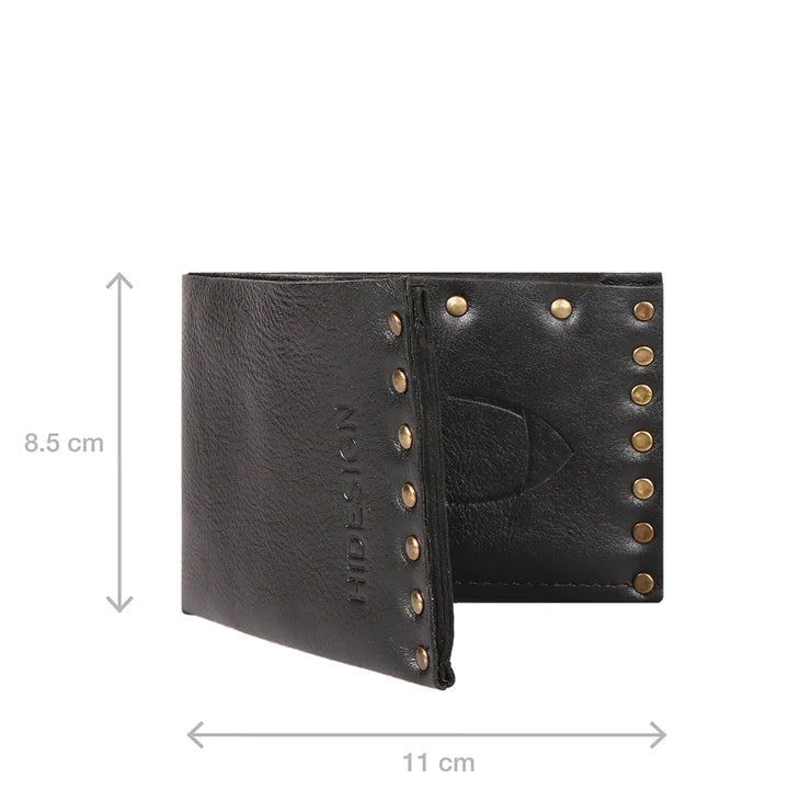 Mens Black Leather Bi-Fold Wallet | Urban Chic Bi-Fold Wallet