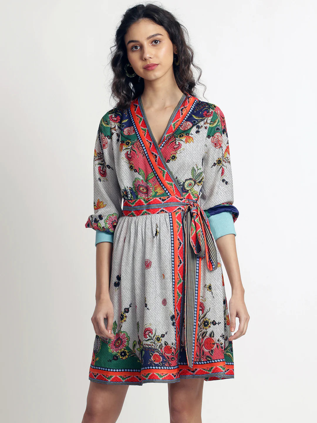 Serafina Wrap Midi Dress | Joyful Serafina Wrap Midi Dress