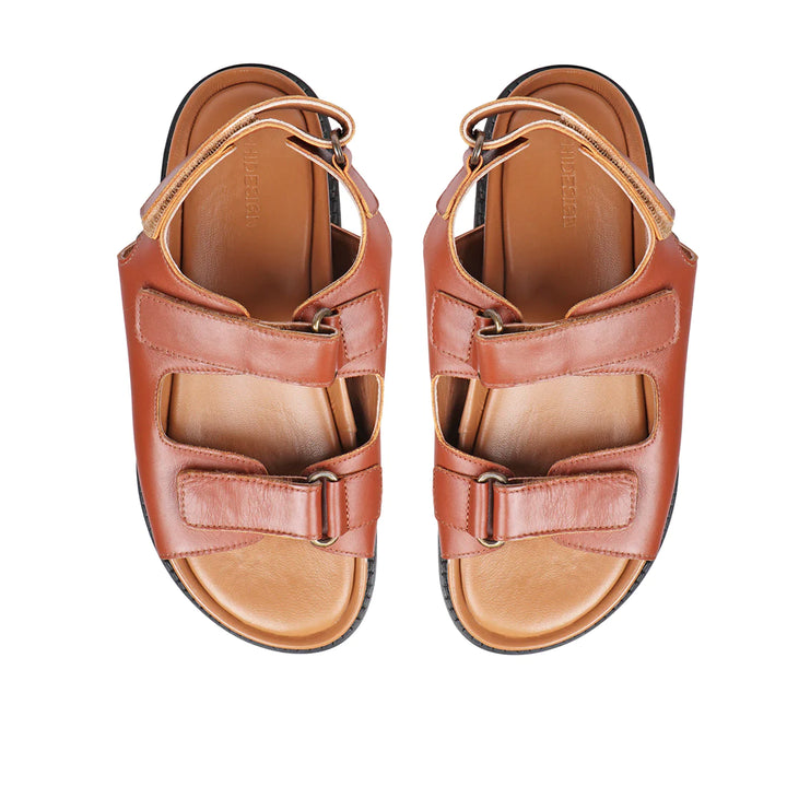 Women's Leather Strap Sandals, Versatile | Versatile Calf Women's Strap Sandals