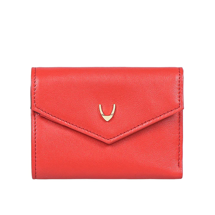 Green Leather Tri-Fold Wallet | Signature Lamb Tri-Fold Wallet