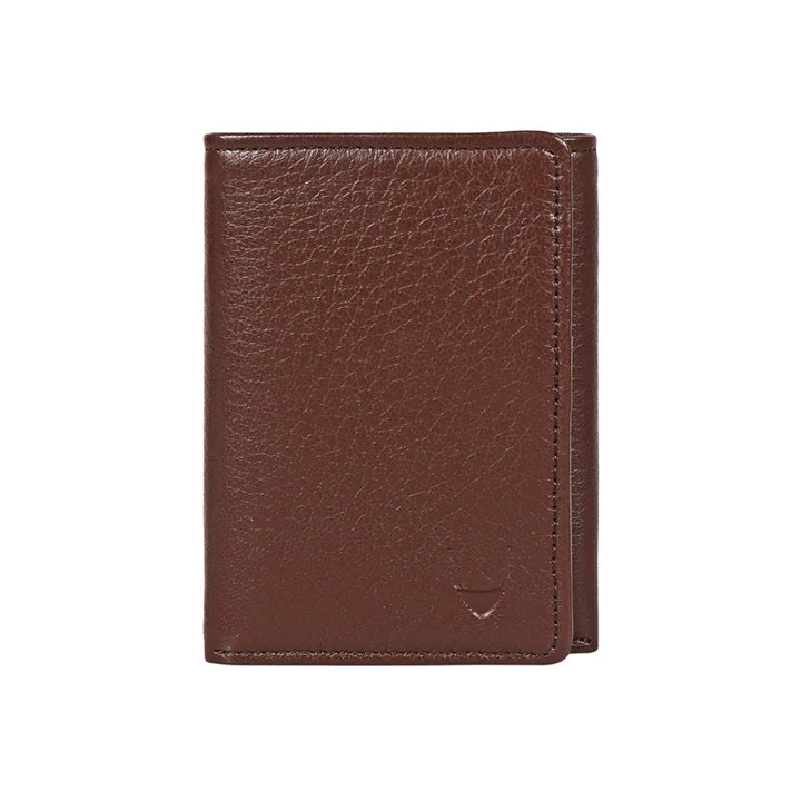 Men's Brown Leather Tri-fold Wallet | Timeless Deer Tri-Fold Wallet