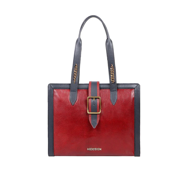 Red Tote Bag | Dramatic Red Glazed Tote